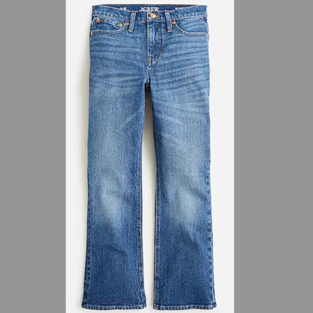 JCREW 9" Demi Boot Crop Jean